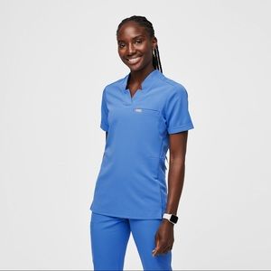 FIGS Capri Blue Scrub Set Limited Edition